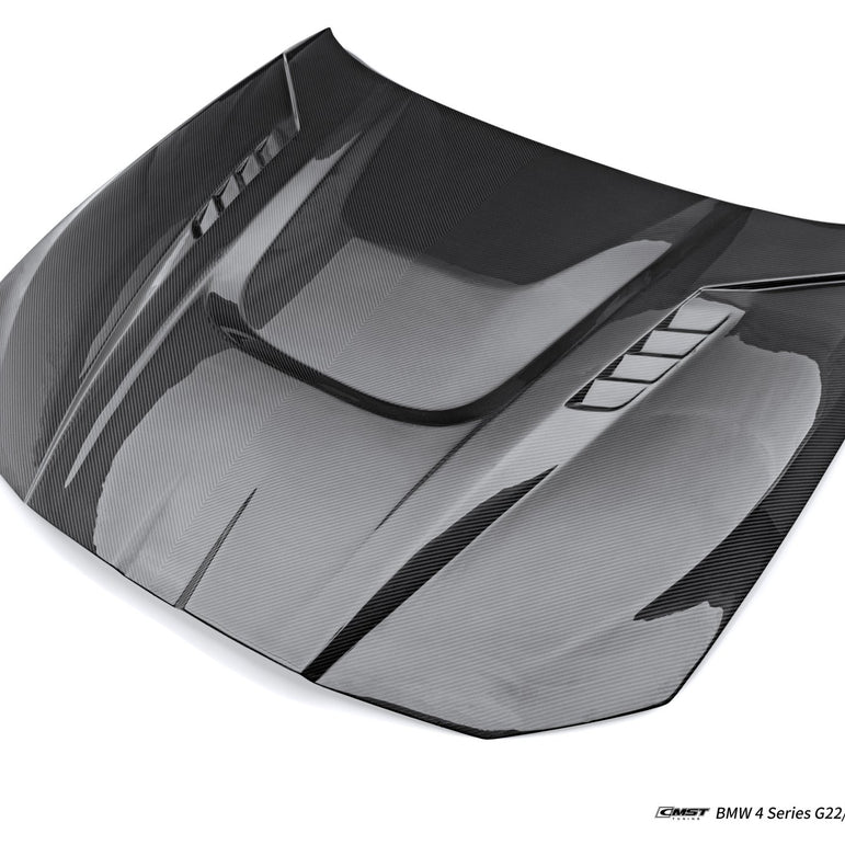BMW 4 Series G22 / G23 (2021–2025) — CMST Carbon Fibre Front Bumper, Lip Grill & Bonnet Aftermarket Carbon Fiber Part / Bodykit - Robot Bodykits
