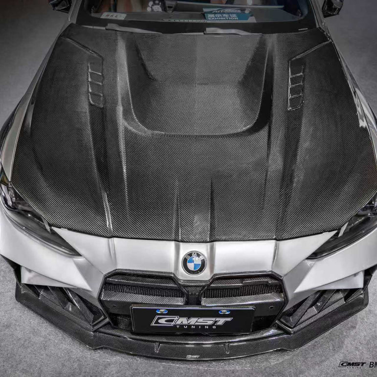 BMW 4 Series G22 / G23 (2021–2025) — CMST Carbon Fibre Front Bumper, Lip Grill & Bonnet Aftermarket Carbon Fiber Part / Bodykit - Robot Bodykits