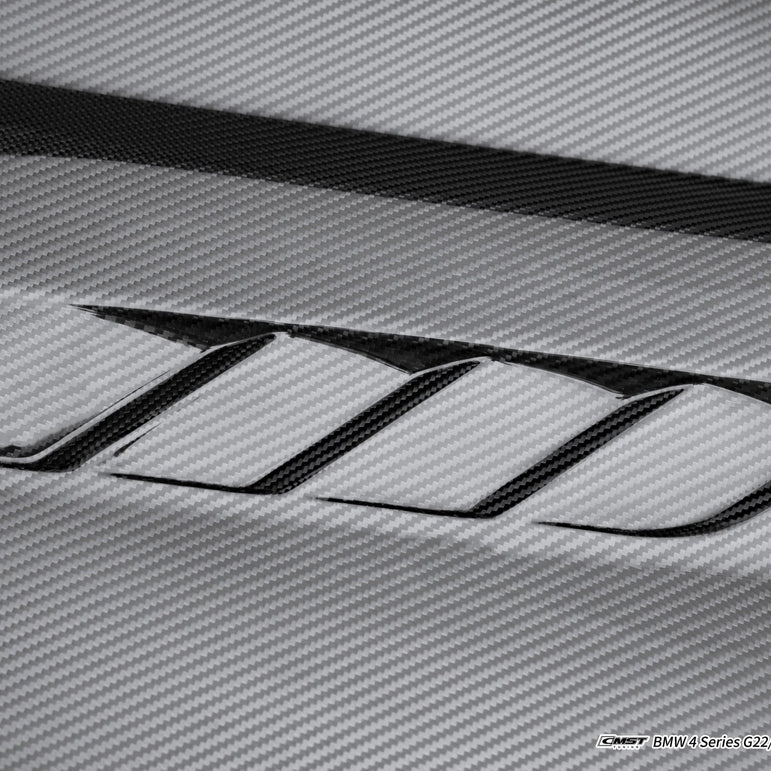 BMW 4 Series G22 / G23 (2021–2025) — CMST Carbon Fibre Front Bumper, Lip Grill & Bonnet Aftermarket Carbon Fiber Part / Bodykit - Robot Bodykits