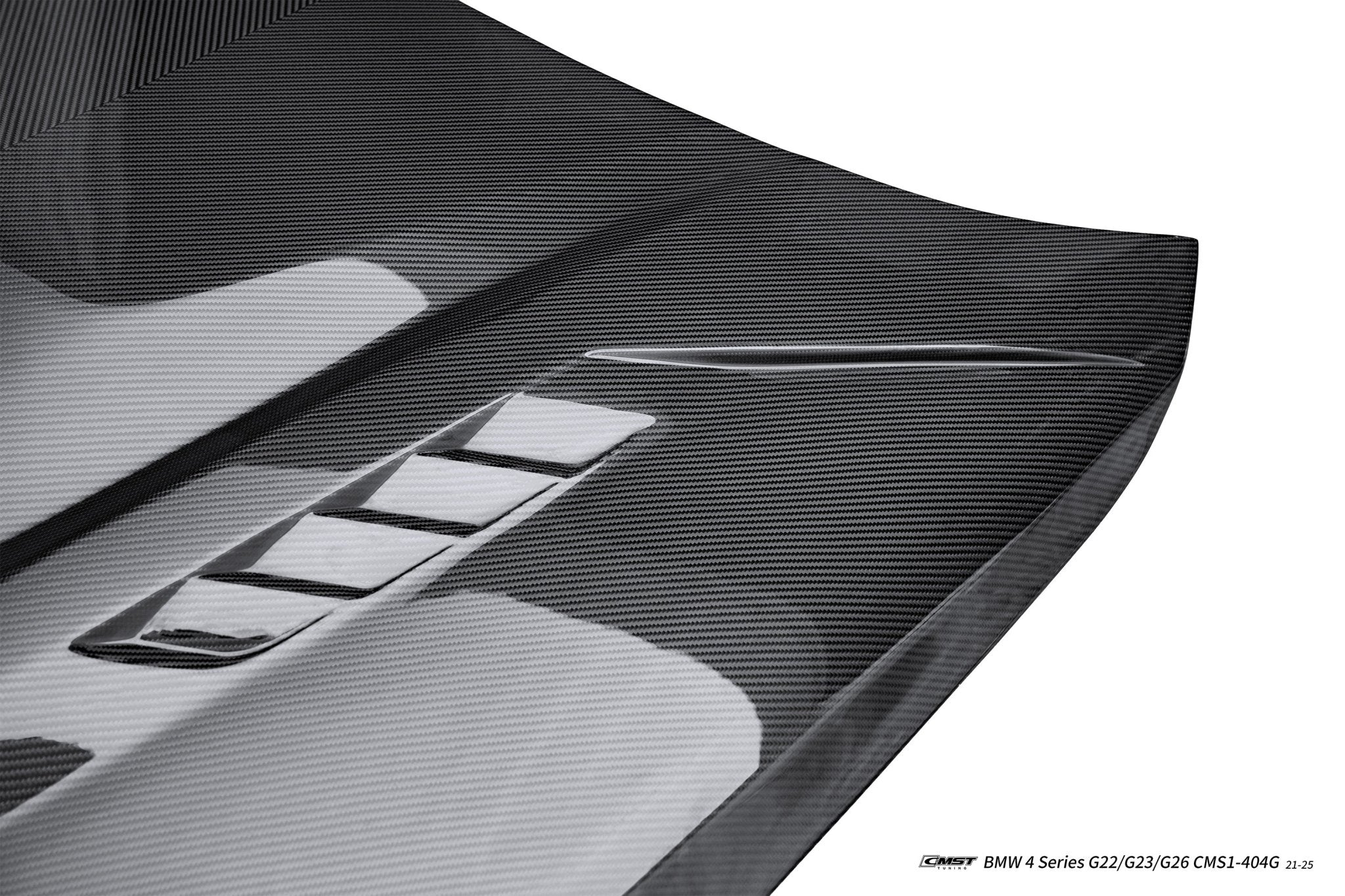BMW 4 Series G22 / G23 (2021–2025) — CMST Carbon Fibre Front Bumper, Lip Grill & Bonnet Aftermarket Carbon Fiber Part / Bodykit - Robot Bodykits