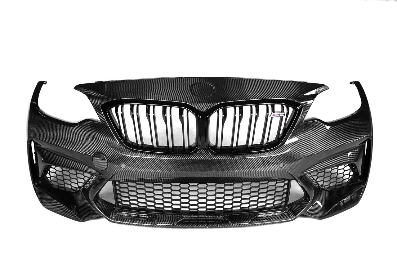 BMW F87/M2C Upgrade OEM Full Dry - Carbon Fibre Front Bumper Aftermarket Carbon Fiber Part / Bodykit - Robot Bodykits