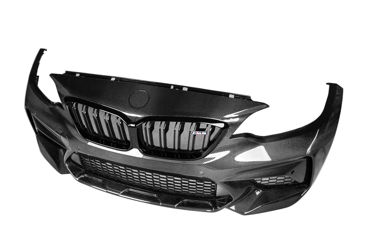 BMW F87/M2C Upgrade OEM Full Dry - Carbon Fibre Front Bumper Aftermarket Carbon Fiber Part / Bodykit - Robot Bodykits