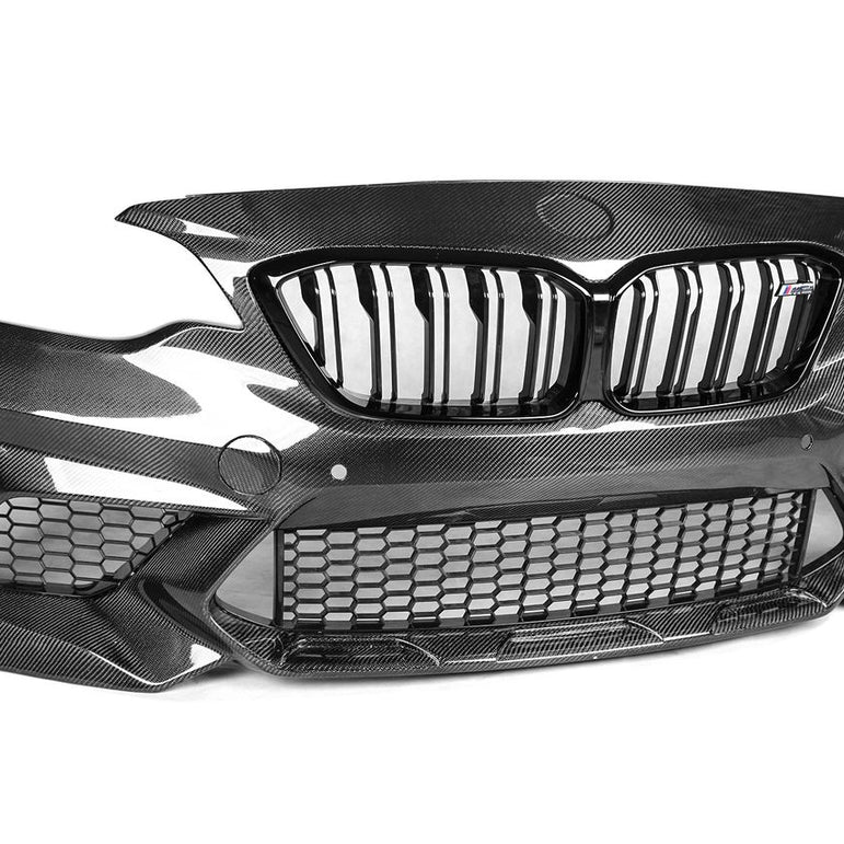 BMW F87/M2C Upgrade OEM Full Dry - Carbon Fibre Front Bumper Aftermarket Carbon Fiber Part / Bodykit - Robot Bodykits