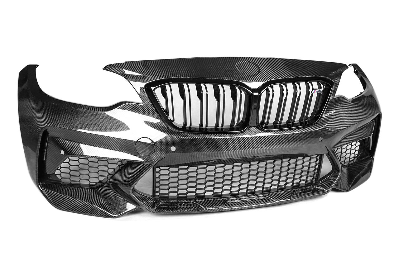 BMW F87/M2C Upgrade OEM Full Dry - Carbon Fibre Front Bumper Aftermarket Carbon Fiber Part / Bodykit - Robot Bodykits