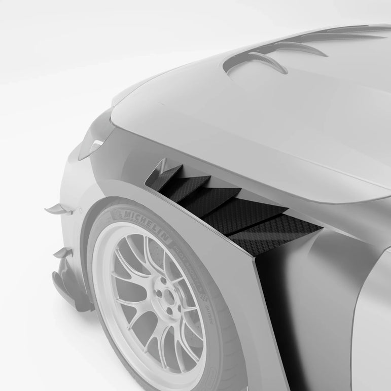 BMW M2 G87 Carbon Fiber Front Fenders Replacement (RACE) Aftermarket Carbon Fiber Part / Bodykit - Robot Bodykits