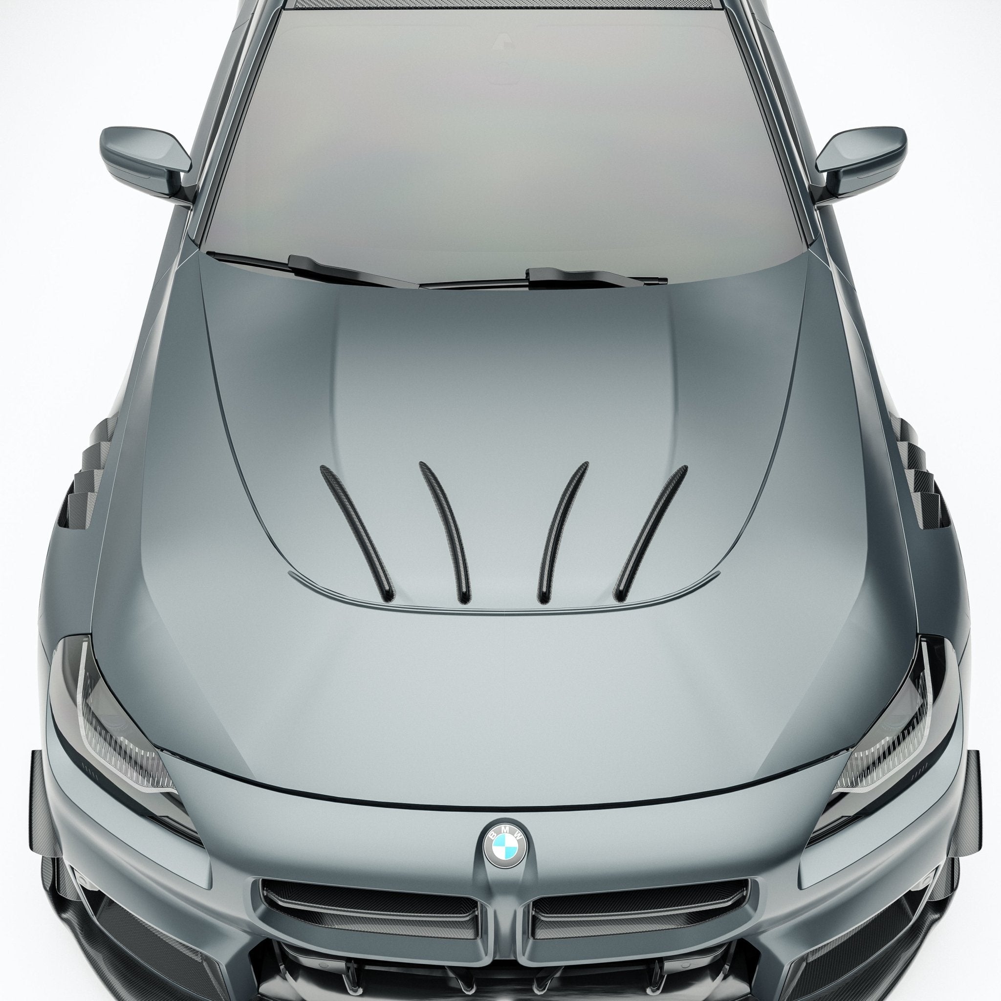 BMW M2 G87 Carbon Fiber Hood & Strakes Aftermarket Carbon Fiber Part / Bodykit - Robot Bodykits