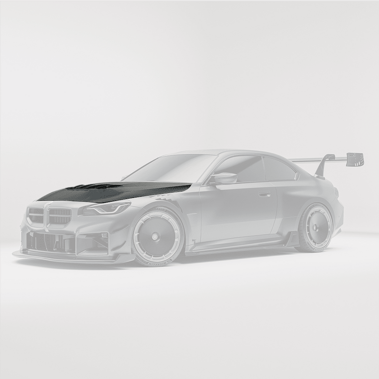 BMW M2 G87 Carbon Fiber Hood & Strakes Aftermarket Carbon Fiber Part / Bodykit - Robot Bodykits