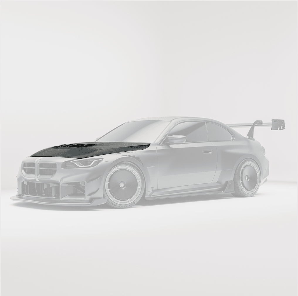 BMW M2 G87 Carbon Fiber Hood & Strakes Aftermarket Carbon Fiber Part / Bodykit - Robot Bodykits