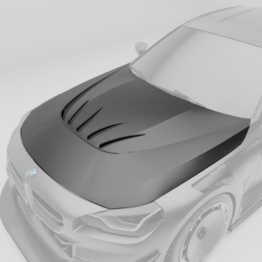 BMW M2 G87 Carbon Fiber Hood & Strakes Aftermarket Carbon Fiber Part / Bodykit - Robot Bodykits