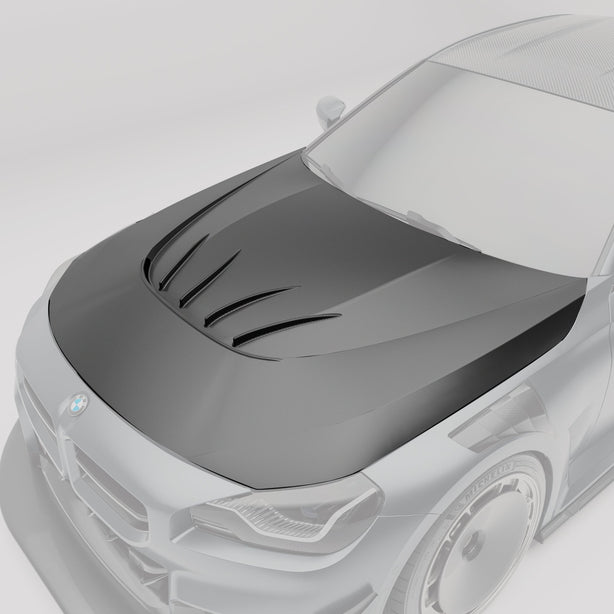BMW M2 G87 Carbon Fiber Hood & Strakes Aftermarket Carbon Fiber Part / Bodykit - Robot Bodykits