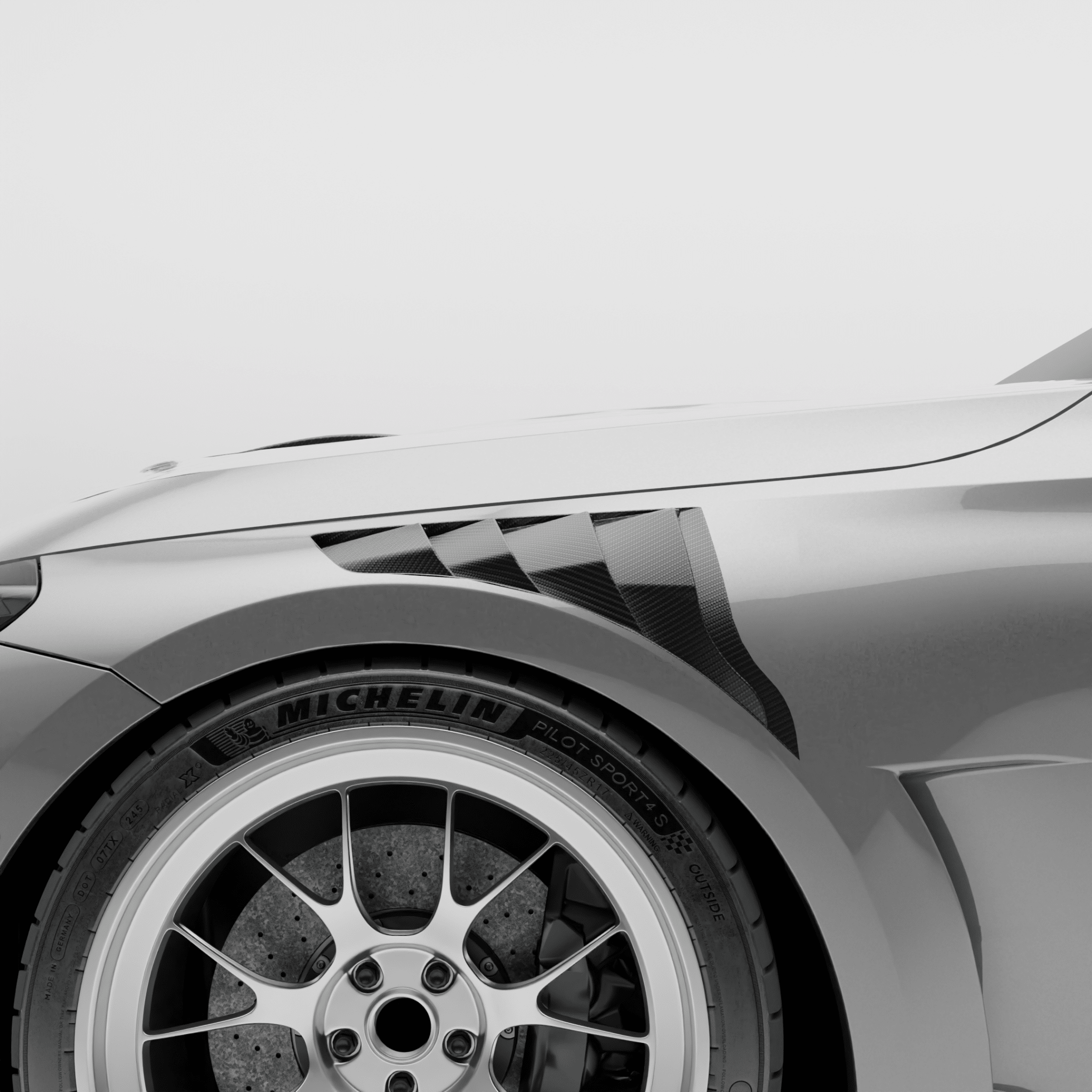 BMW M2 G87 Carbon Fiber Hybrid Front Fenders Aftermarket Carbon Fiber Part / Bodykit - Robot Bodykits