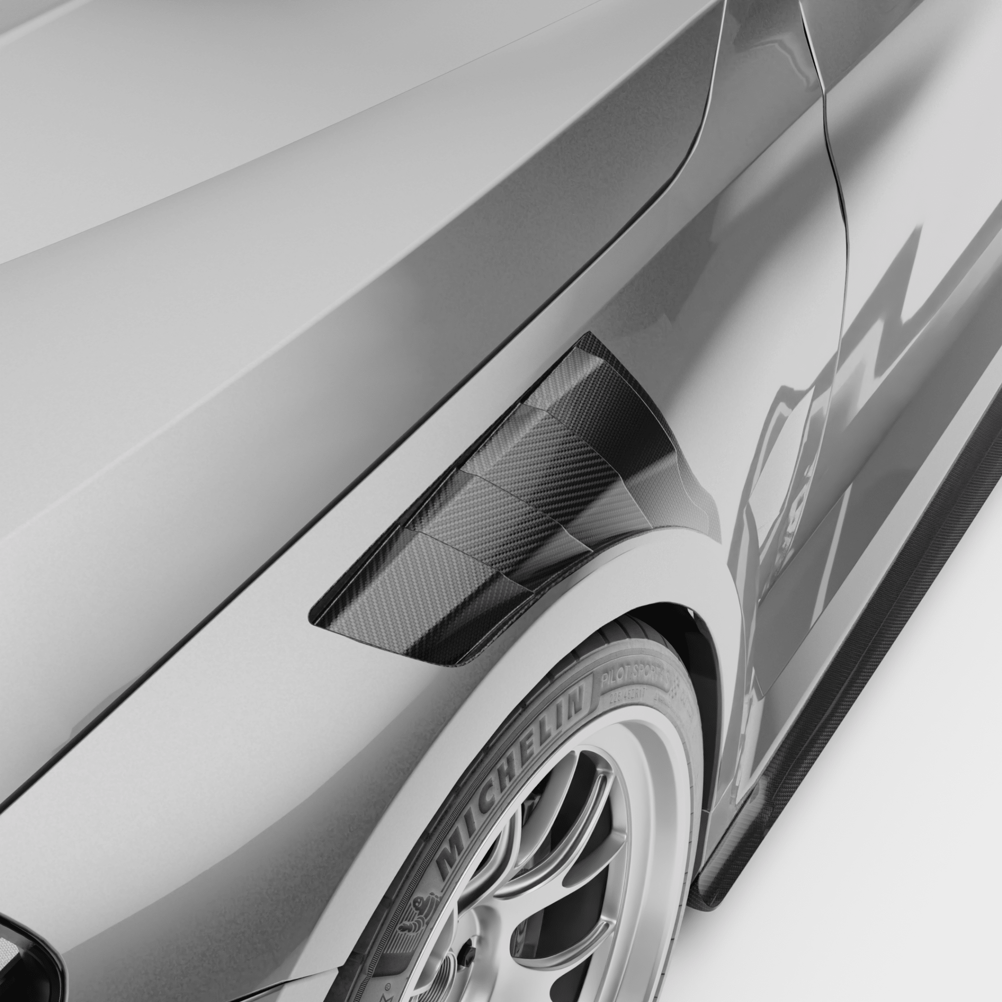 BMW M2 G87 Carbon Fiber Hybrid Front Fenders Aftermarket Carbon Fiber Part / Bodykit - Robot Bodykits