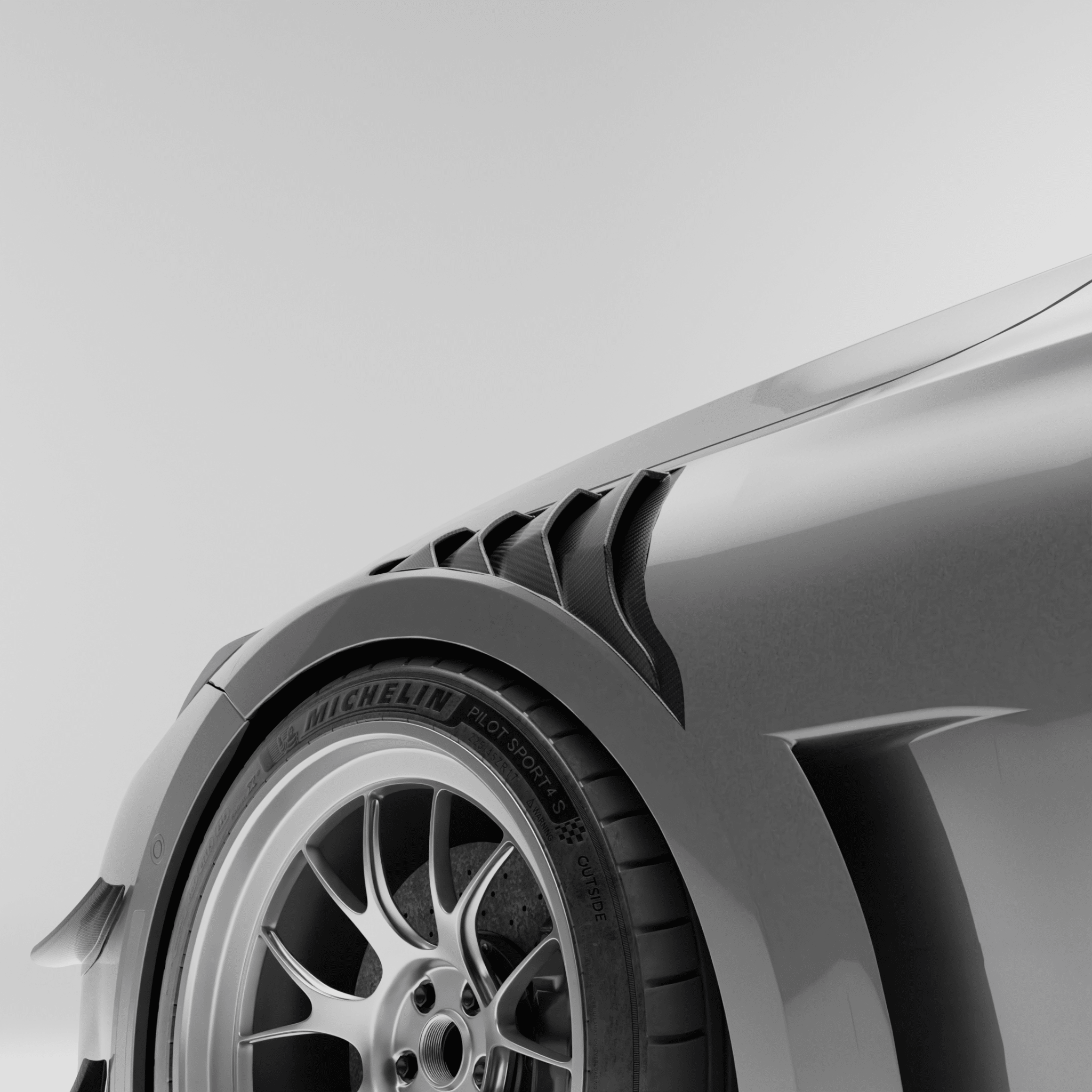 BMW M2 G87 Carbon Fiber Hybrid Front Fenders Aftermarket Carbon Fiber Part / Bodykit - Robot Bodykits
