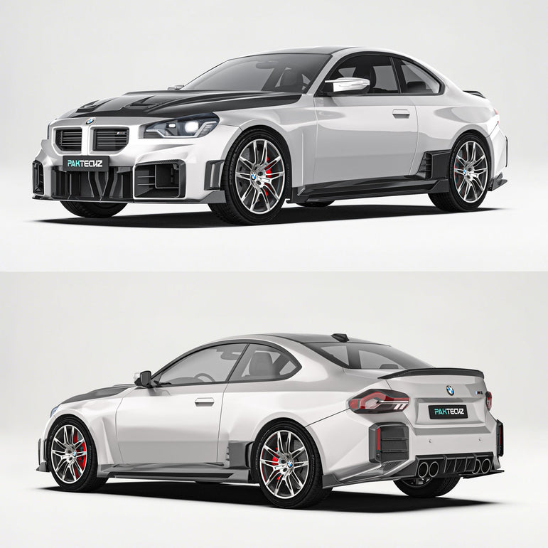 BMW M2（G87) Paktechz Dry Carbon Full Aerodynamics kit Aftermarket Carbon Fiber Part / Bodykit - Robot Bodykits