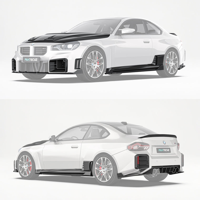 BMW M2（G87) Paktechz Dry Carbon Full Aerodynamics kit Aftermarket Carbon Fiber Part / Bodykit - Robot Bodykits