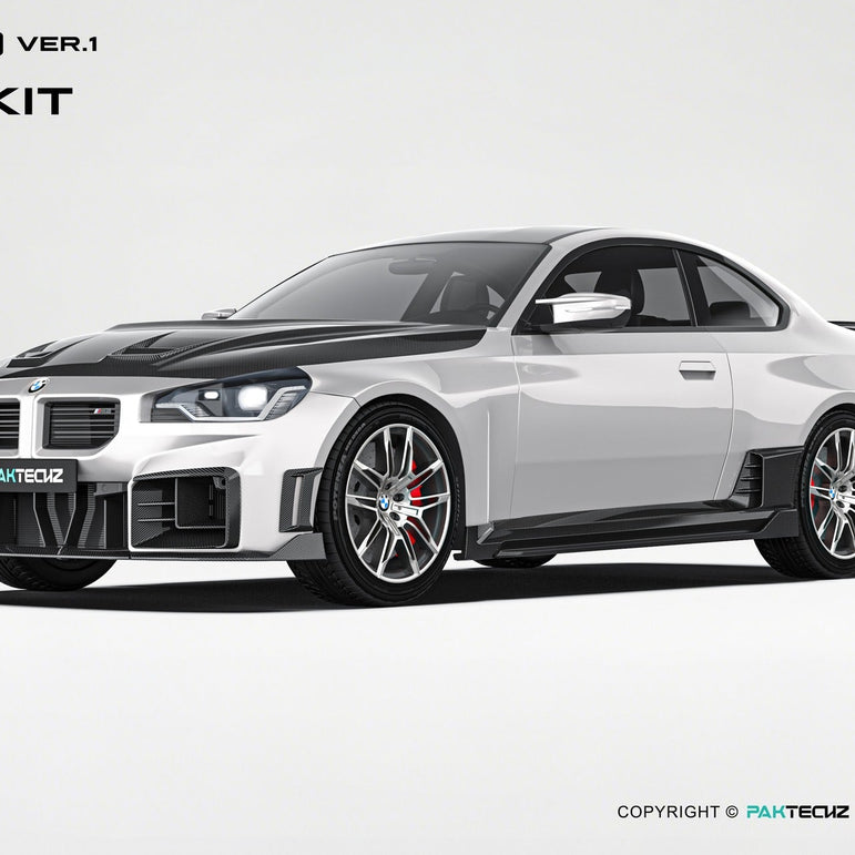 BMW M2（G87) Paktechz Dry Carbon Full Aerodynamics kit Aftermarket Carbon Fiber Part / Bodykit - Robot Bodykits