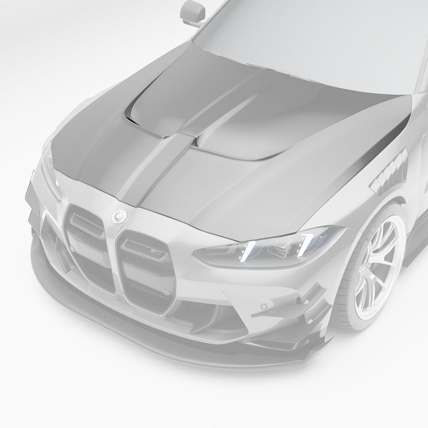 BMW M3 G80 Carbon Fiber Hood Aftermarket Carbon Fiber Part / Bodykit - Robot Bodykits