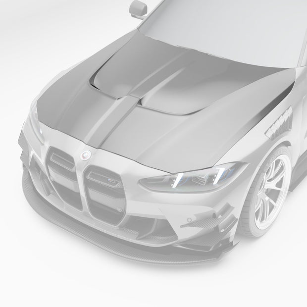 BMW M3 G80 Carbon Fiber Hood Aftermarket Carbon Fiber Part / Bodykit - Robot Bodykits