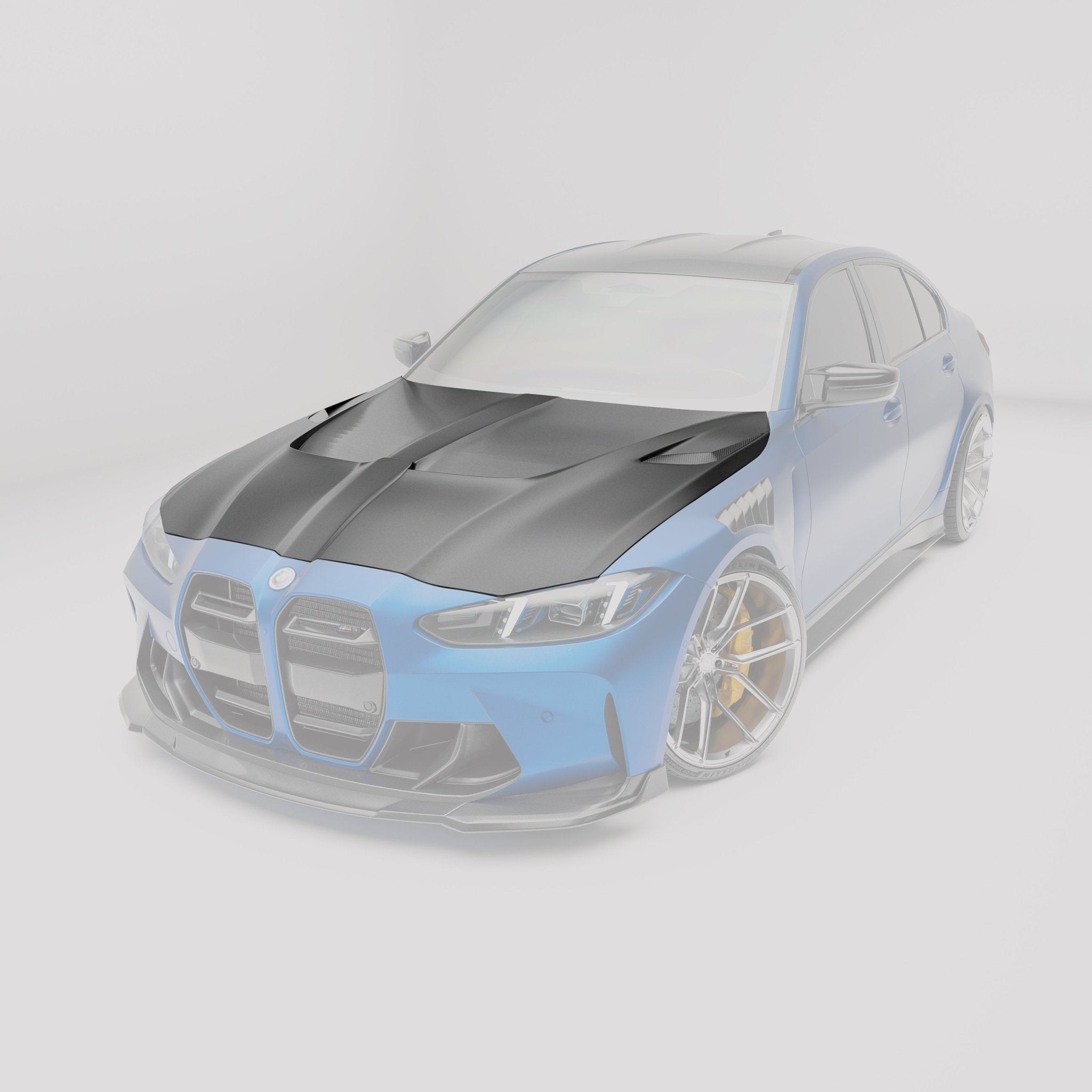 BMW M3 G80 Carbon Fiber Hood Aftermarket Carbon Fiber Part / Bodykit - Robot Bodykits