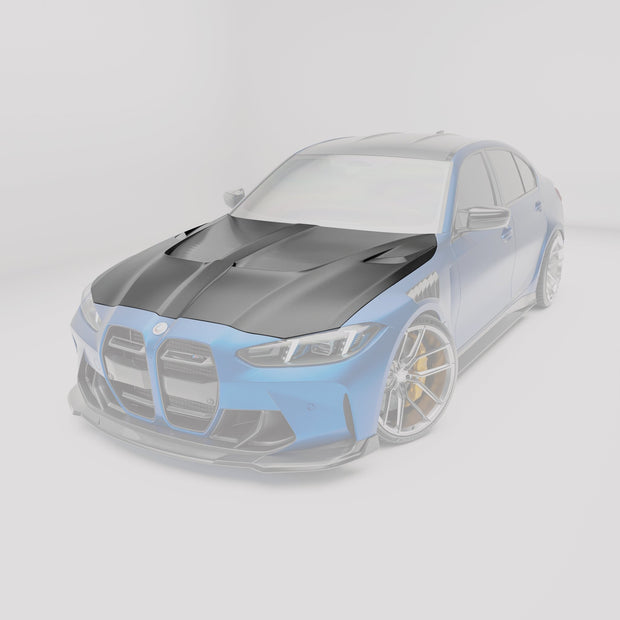 BMW M3 G80 Carbon Fiber Hood Aftermarket Carbon Fiber Part / Bodykit - Robot Bodykits