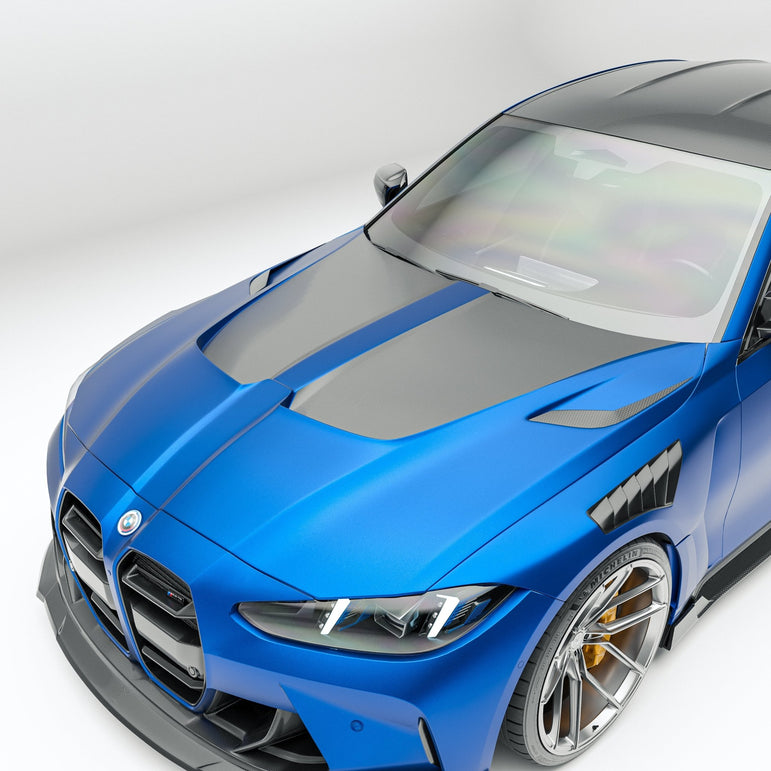 BMW M3 G80 Carbon Fiber Hood Aftermarket Carbon Fiber Part / Bodykit - Robot Bodykits