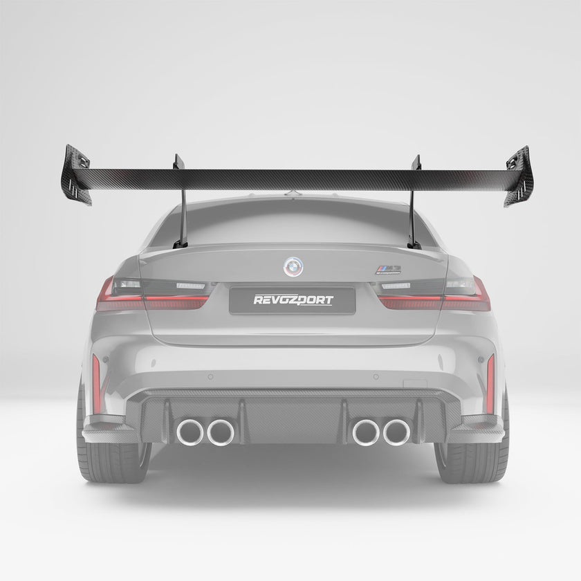 BMW M3 G80 Carbon Fiber Rear Wing Aftermarket Carbon Fiber Part / Bodykit - Robot Bodykits