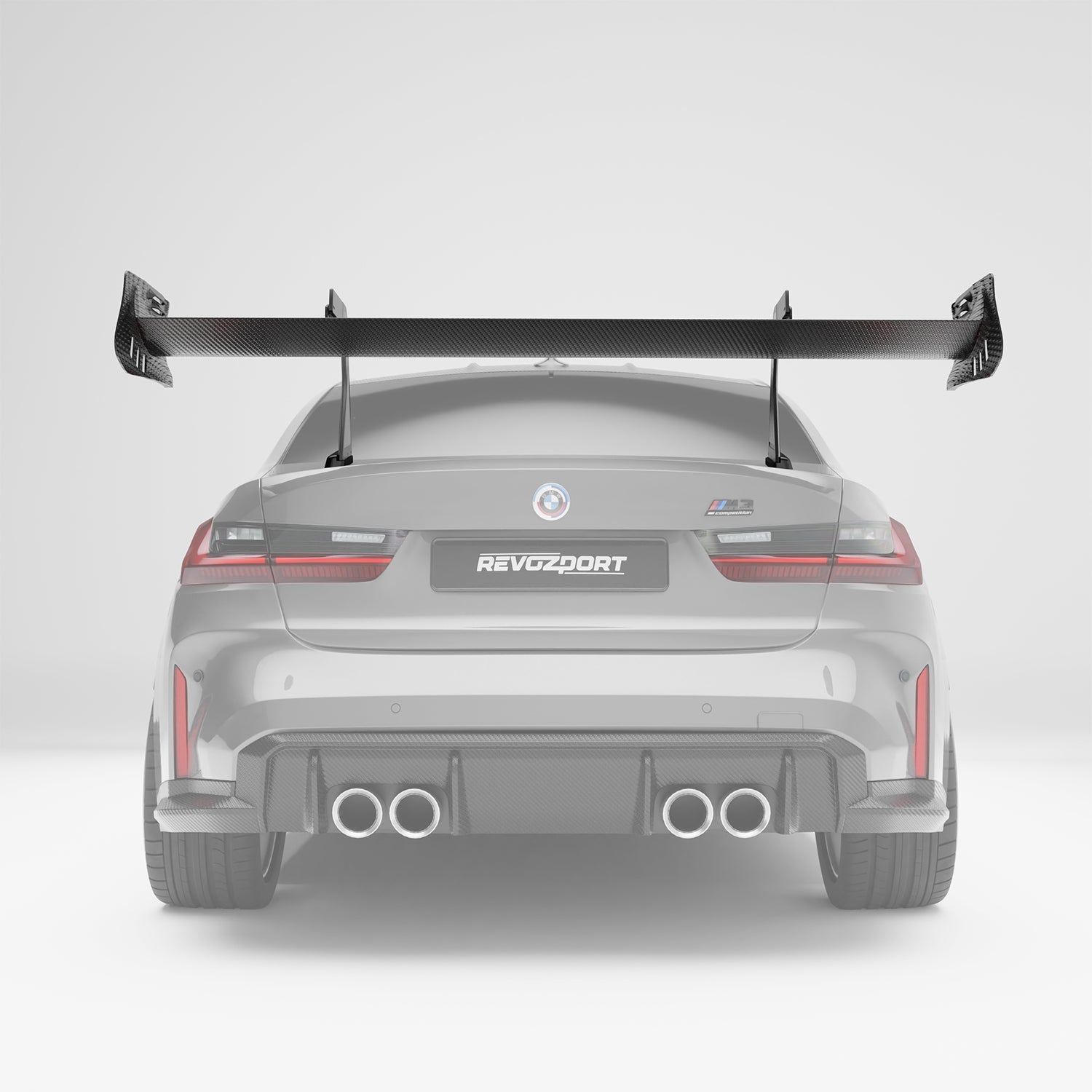 BMW M3 G80 Carbon Fiber Rear Wing Aftermarket Carbon Fiber Part / Bodykit - Robot Bodykits