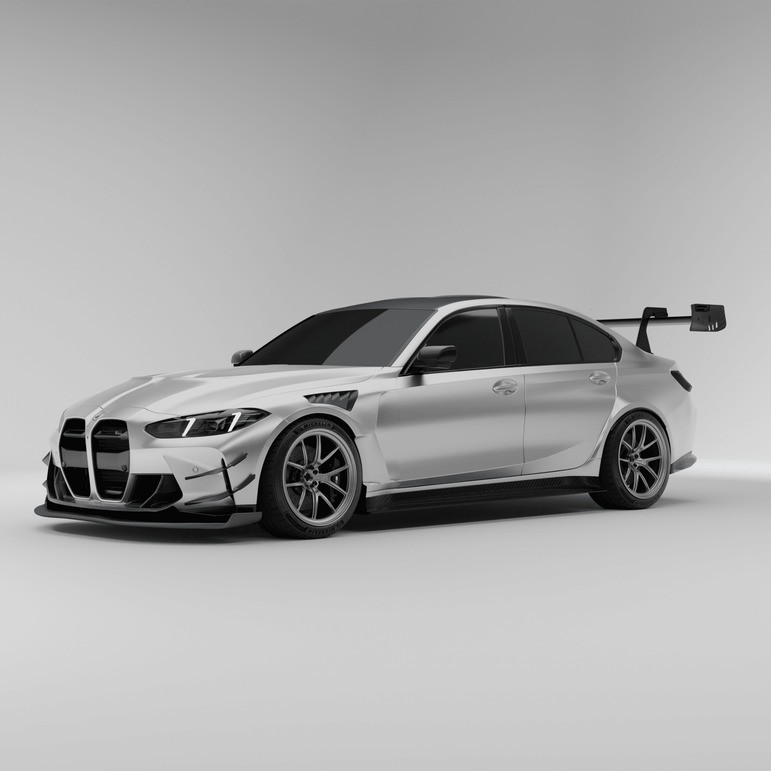 BMW M3 G80 Carbon Fiber Rear Wing Aftermarket Carbon Fiber Part / Bodykit - Robot Bodykits