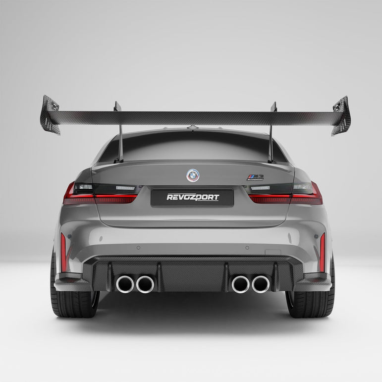 BMW M3 G80 Carbon Fiber Rear Wing Aftermarket Carbon Fiber Part / Bodykit - Robot Bodykits