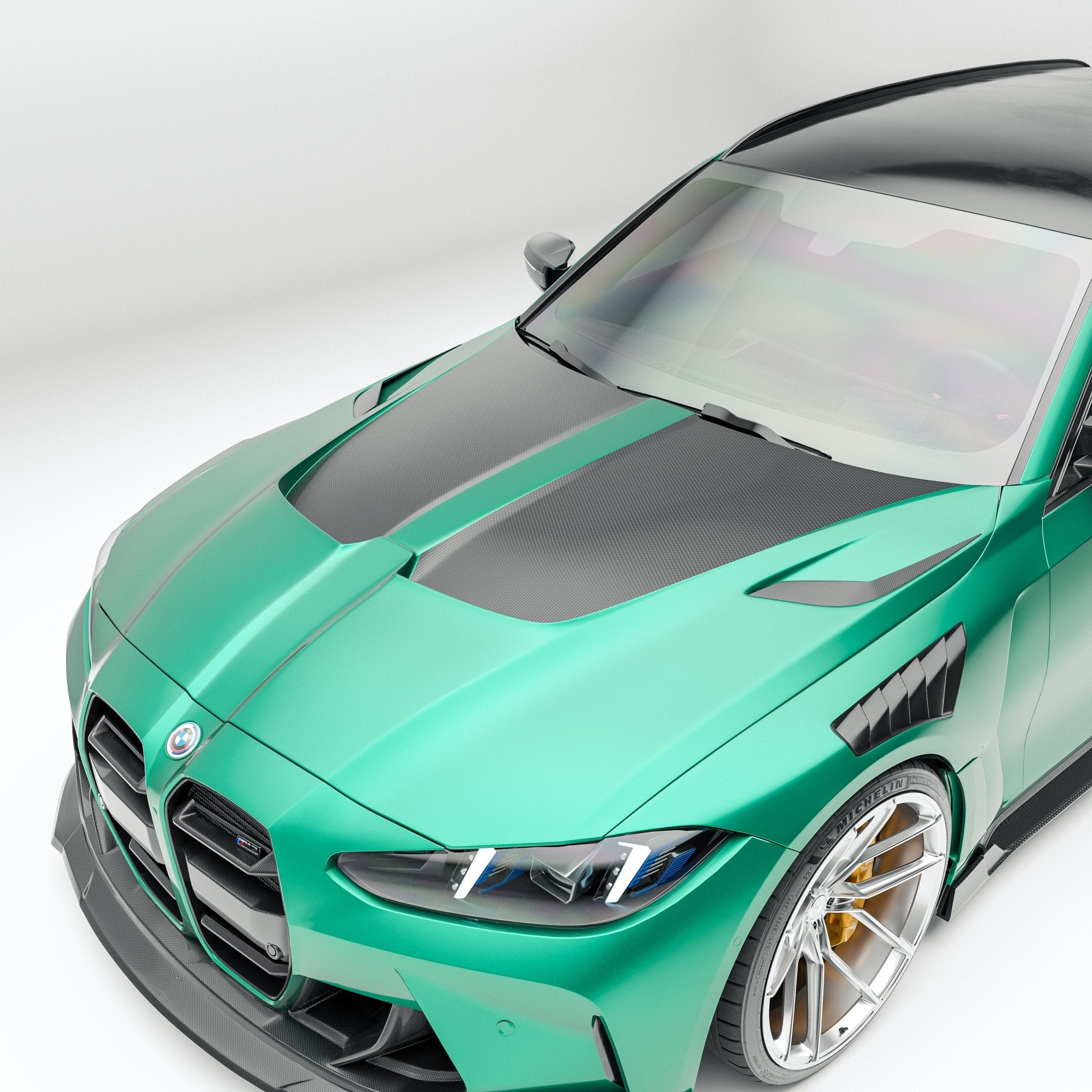 BMW M3 G81 Carbon Fiber Hood Aftermarket Carbon Fiber Part / Bodykit - Robot Bodykits
