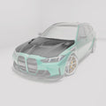 BMW M3 G81 Carbon Fiber Hood Aftermarket Carbon Fiber Part / Bodykit - Robot Bodykits