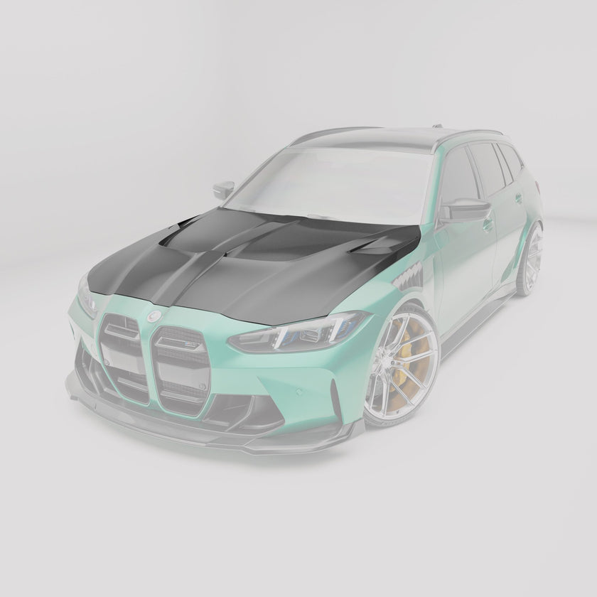 BMW M3 G81 Carbon Fiber Hood Aftermarket Carbon Fiber Part / Bodykit - Robot Bodykits