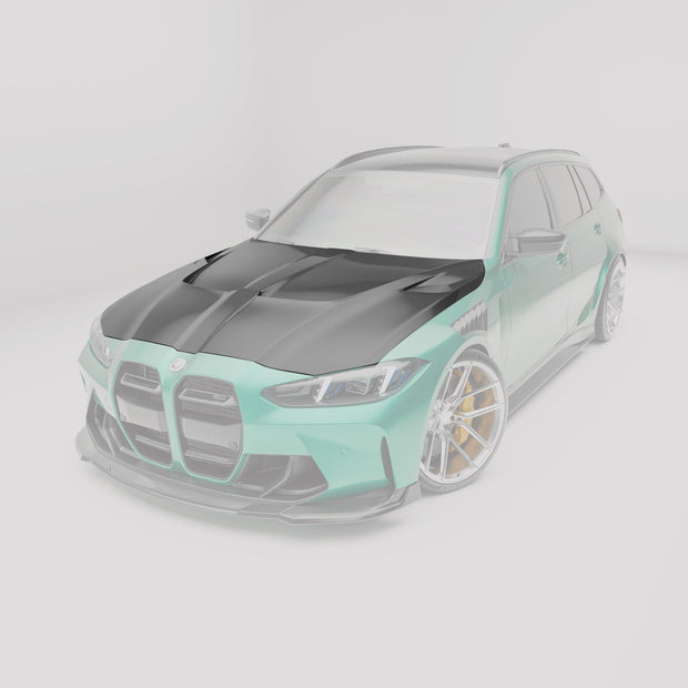BMW M3 G81 Carbon Fiber Hood Aftermarket Carbon Fiber Part / Bodykit - Robot Bodykits