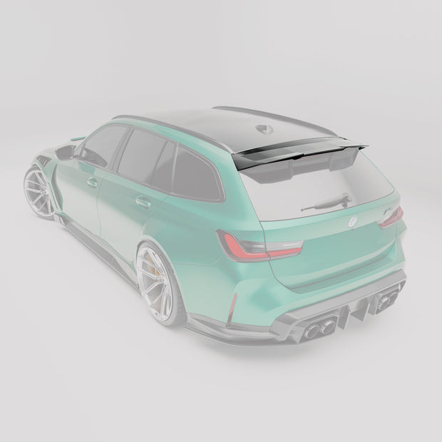 BMW M3 G81 Carbon Fiber Roof Spoiler Aftermarket Carbon Fiber Part / Bodykit - Robot Bodykits