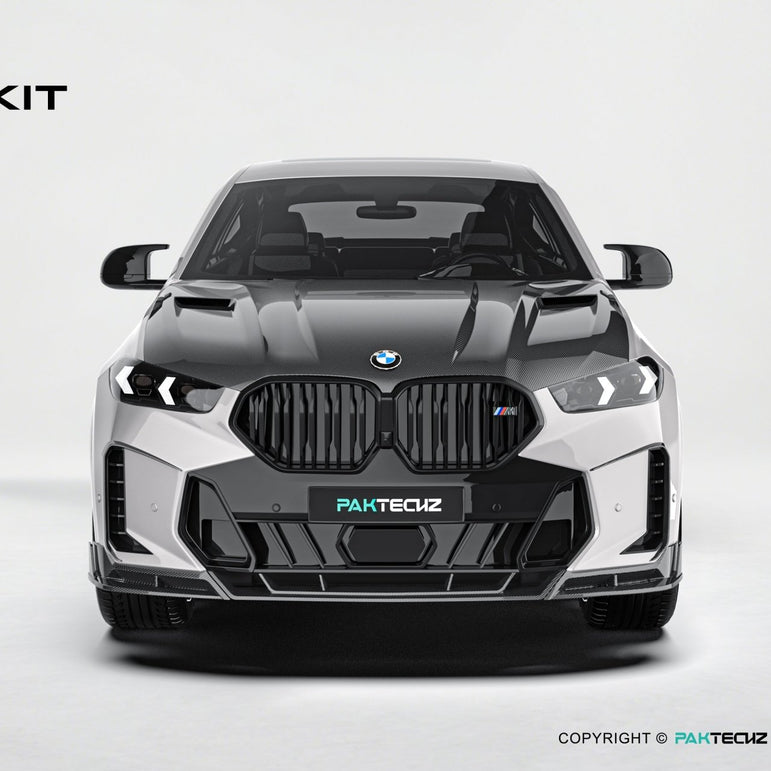 BMW X6 G06 LCI Paktechz Design Carbon Fiber Kit - BMW X6 G06 LCI 2023 - 2024 Aftermarket Carbon Fiber Part / Bodykit - Robot Bodykits