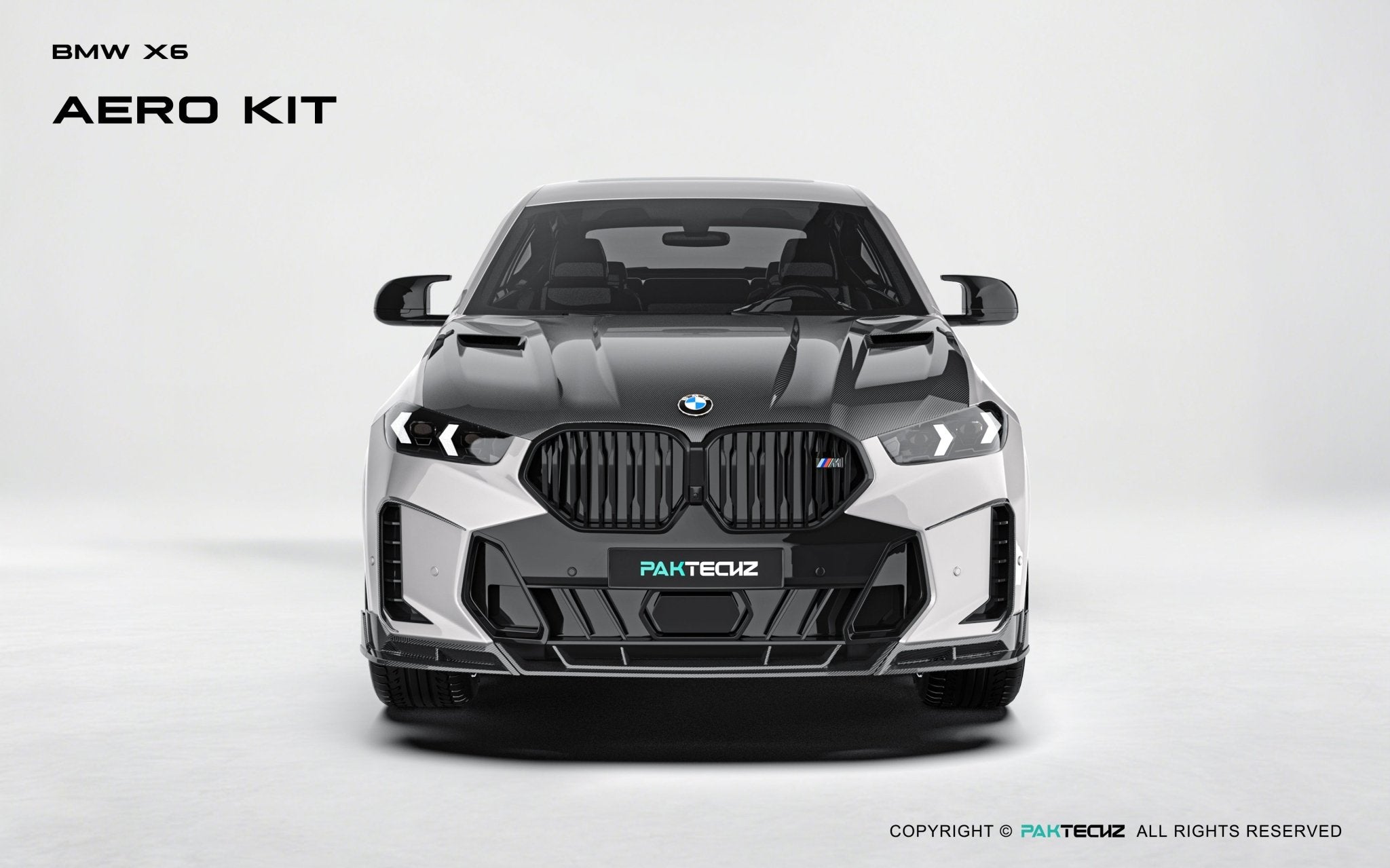 BMW X6 G06 LCI Paktechz Design Carbon Fiber Kit - BMW X6 G06 LCI 2023 - 2024 Aftermarket Carbon Fiber Part / Bodykit - Robot Bodykits