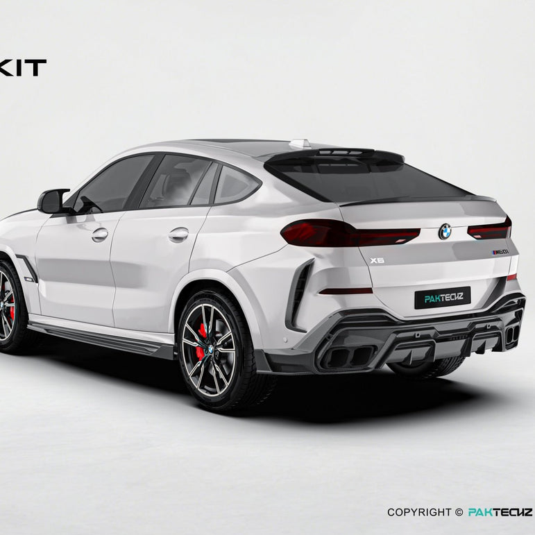 BMW X6 G06 LCI Paktechz Design Carbon Fiber Kit - BMW X6 G06 LCI 2023 - 2024 Aftermarket Carbon Fiber Part / Bodykit - Robot Bodykits