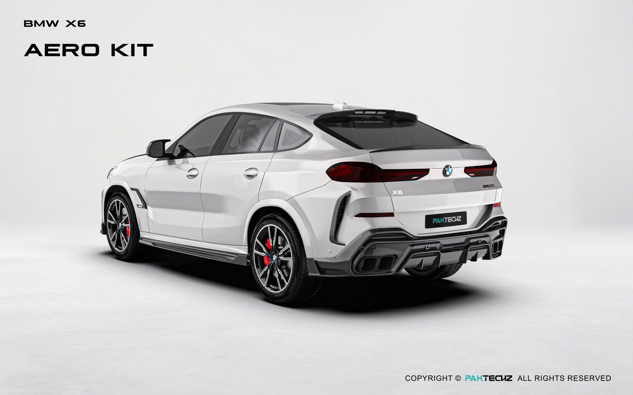 BMW X6 G06 LCI Paktechz Design Carbon Fiber Kit - BMW X6 G06 LCI 2023 - 2024 Aftermarket Carbon Fiber Part / Bodykit - Robot Bodykits