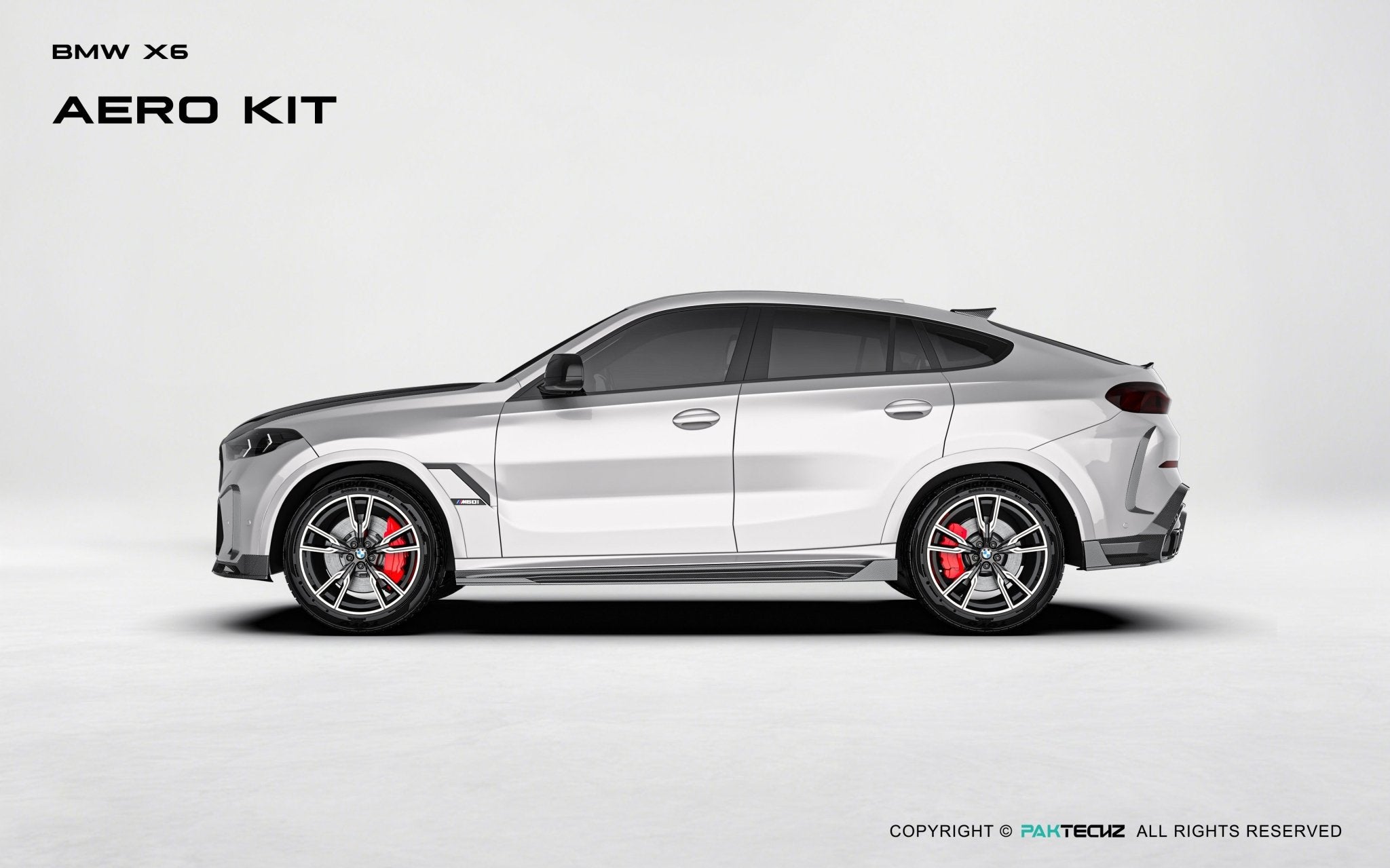 BMW X6 G06 LCI Paktechz Design Carbon Fiber Kit - BMW X6 G06 LCI 2023 - 2024 Aftermarket Carbon Fiber Part / Bodykit - Robot Bodykits