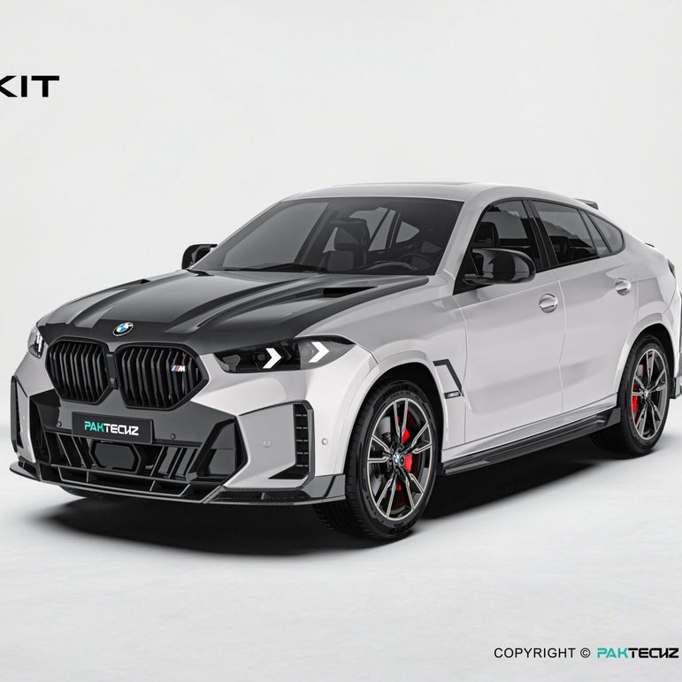 BMW X6 G06 LCI Paktechz Design Carbon Fiber Kit - BMW X6 G06 LCI 2023 - 2024 Aftermarket Carbon Fiber Part / Bodykit - Robot Bodykits