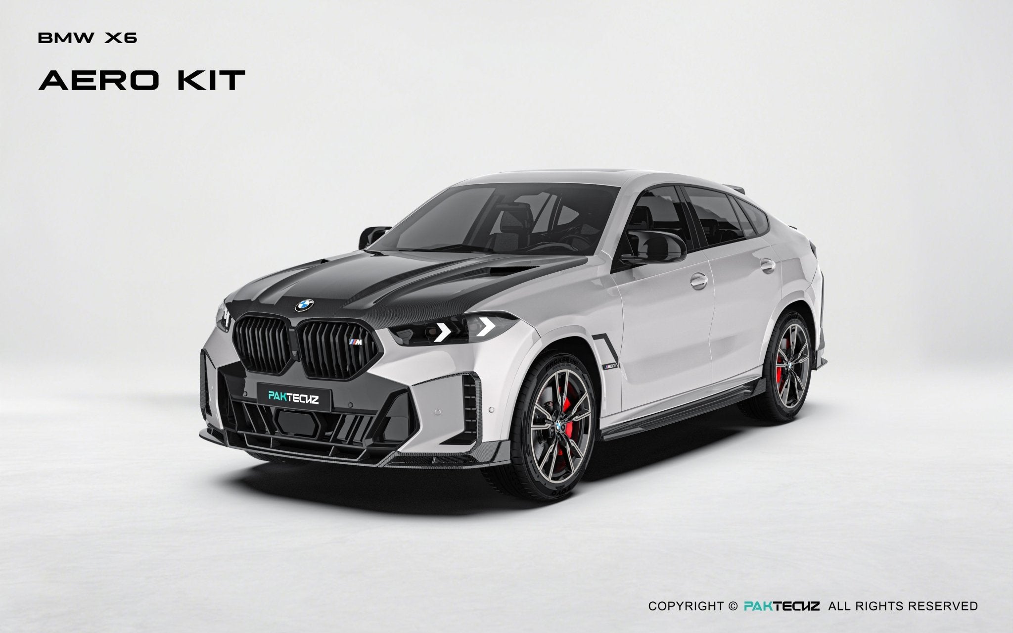 BMW X6 G06 LCI Paktechz Design Carbon Fiber Kit - BMW X6 G06 LCI 2023 - 2024 Aftermarket Carbon Fiber Part / Bodykit - Robot Bodykits