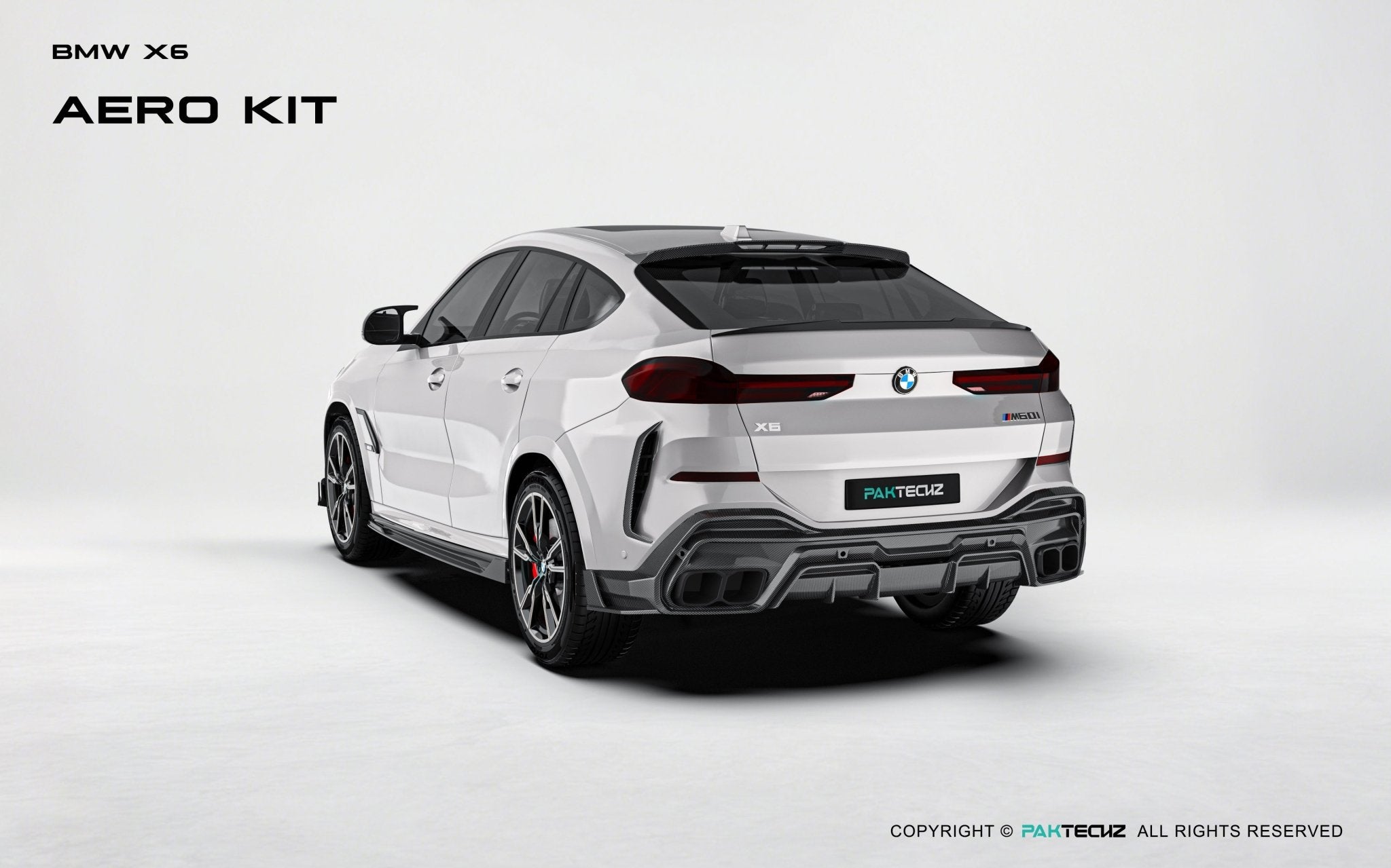 BMW X6 G06 LCI Paktechz Design Carbon Fiber Kit - BMW X6 G06 LCI 2023 - 2024 Aftermarket Carbon Fiber Part / Bodykit - Robot Bodykits