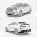 BMW X6 G06 LCI Paktechz Design Carbon Fiber Kit - BMW X6 G06 LCI 2023 - 2024 Aftermarket Carbon Fiber Part / Bodykit - Robot Bodykits
