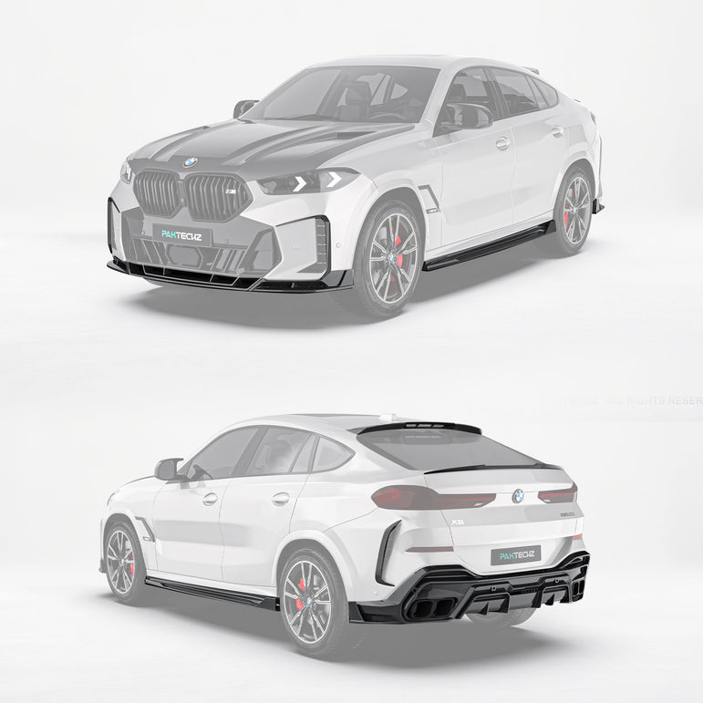 BMW X6 G06 LCI Paktechz Design Carbon Fiber Kit - BMW X6 G06 LCI 2023 - 2024 Aftermarket Carbon Fiber Part / Bodykit - Robot Bodykits