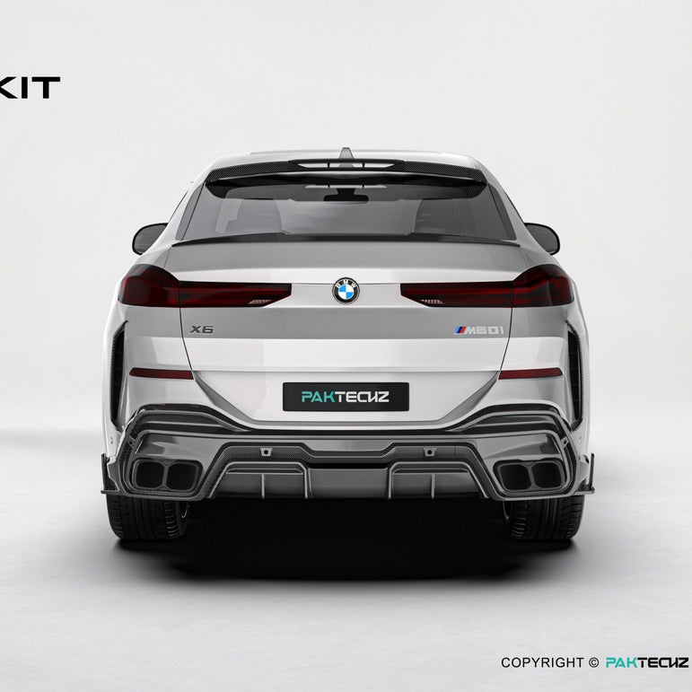 BMW X6 G06 LCI Paktechz Design Carbon Fiber Kit - BMW X6 G06 LCI 2023 - 2024 Aftermarket Carbon Fiber Part / Bodykit - Robot Bodykits