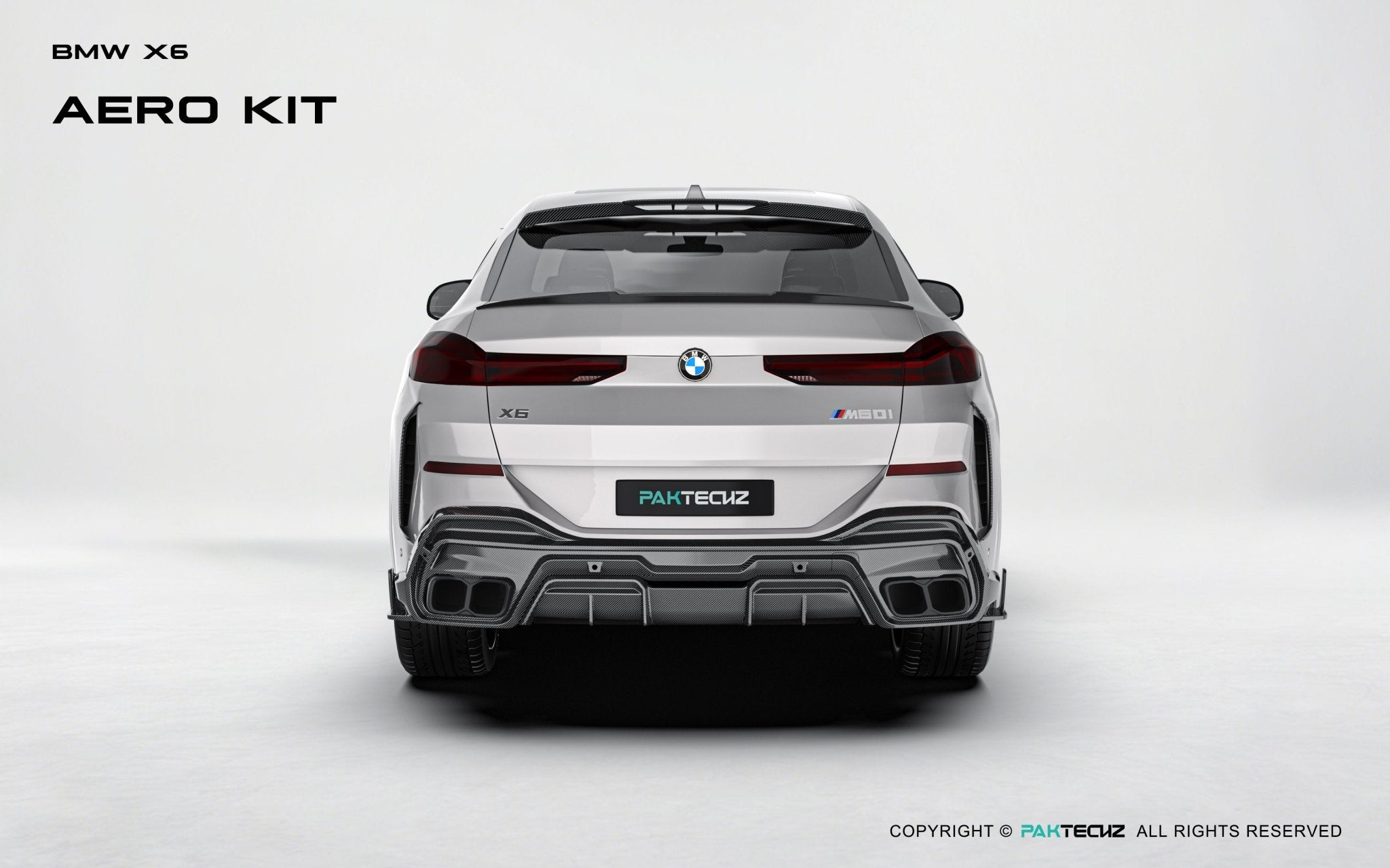 BMW X6 G06 LCI Paktechz Design Carbon Fiber Kit - BMW X6 G06 LCI 2023 - 2024 Aftermarket Carbon Fiber Part / Bodykit - Robot Bodykits