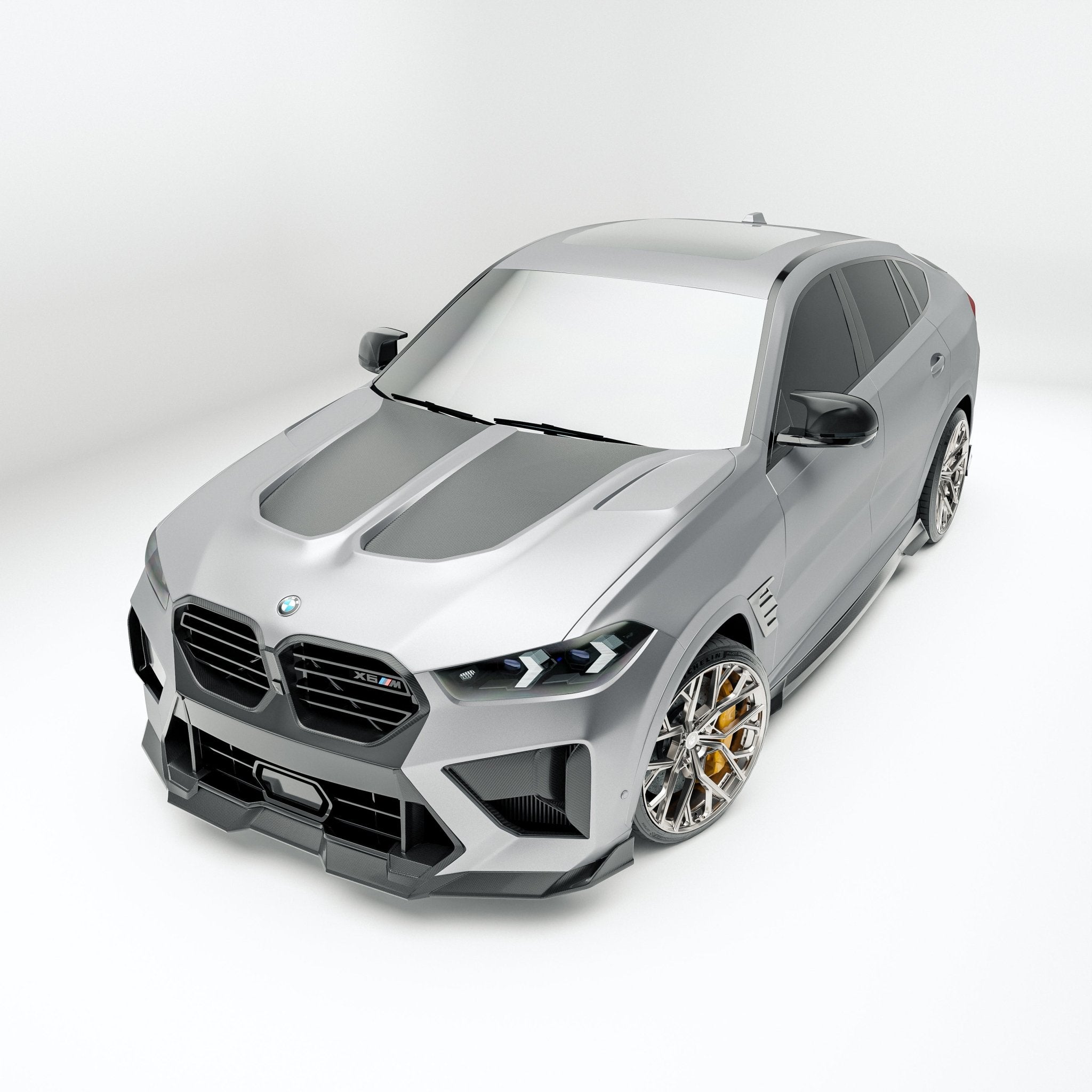 BMW X6M F96 LCI Carbon Fiber Hood Aftermarket Carbon Fiber Part / Bodykit - Robot Bodykits
