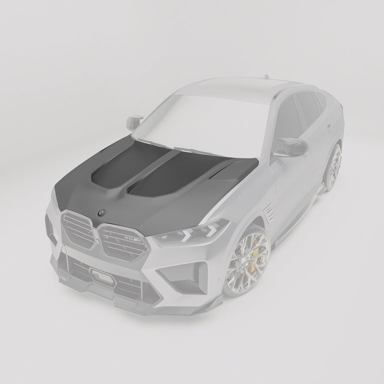BMW X6M F96 LCI Carbon Fiber Hood Aftermarket Carbon Fiber Part / Bodykit - Robot Bodykits