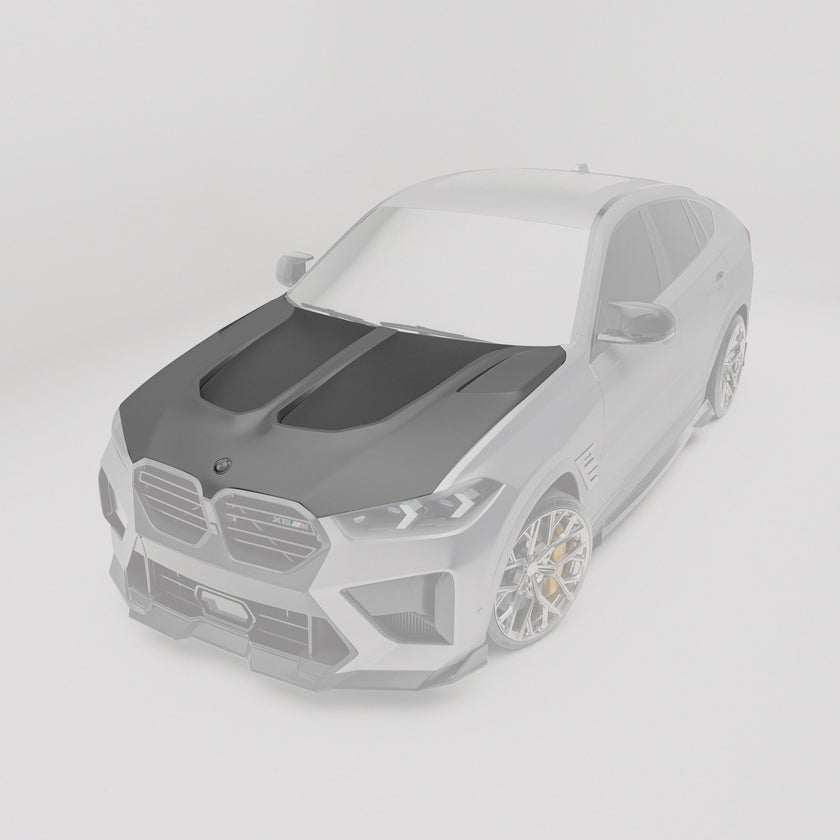 BMW X6M F96 LCI Carbon Fiber Hood Aftermarket Carbon Fiber Part / Bodykit - Robot Bodykits