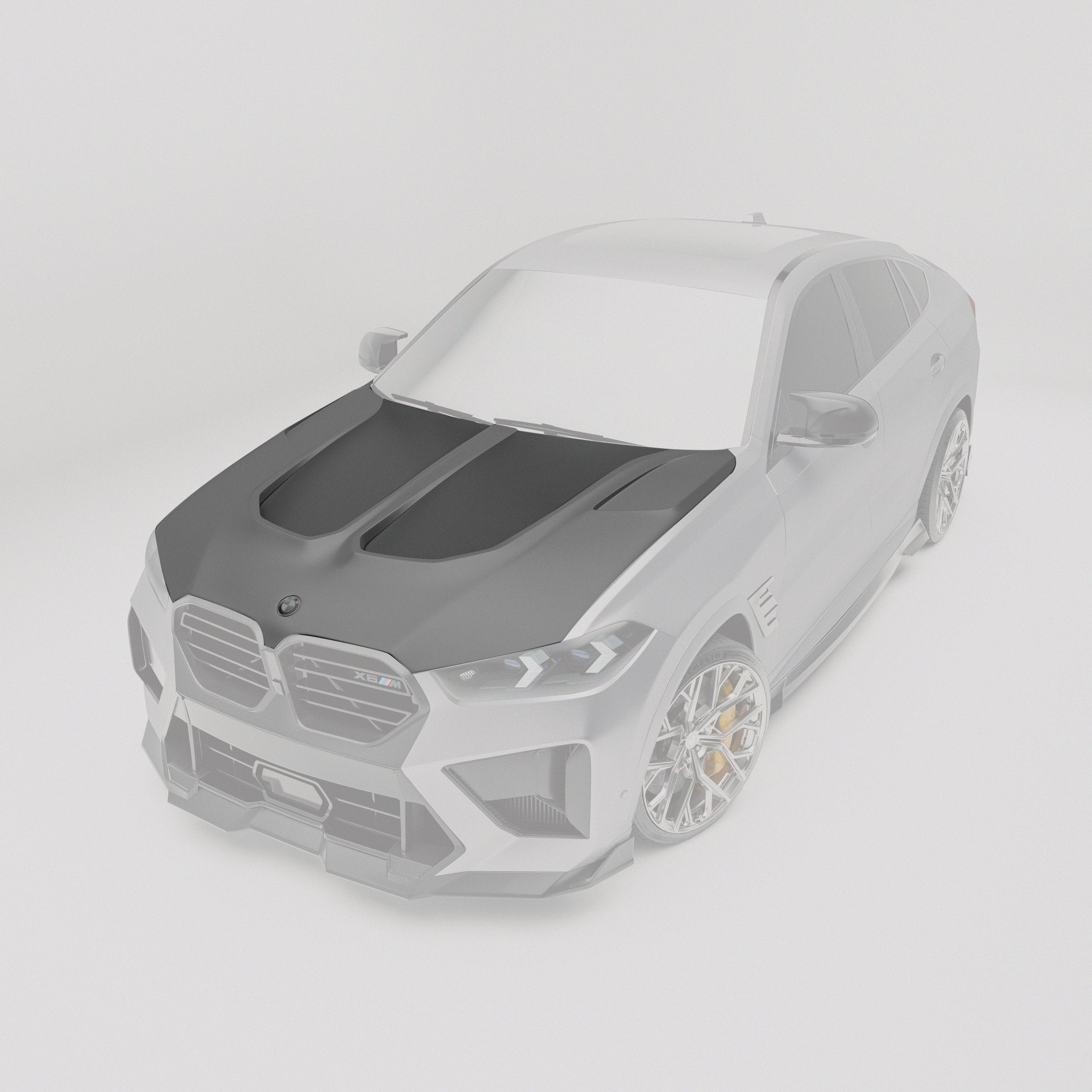 BMW X6M F96 LCI Carbon Fiber Hood Aftermarket Carbon Fiber Part / Bodykit - Robot Bodykits
